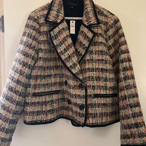 Talbots Women's Multicolor Tweed Jacket